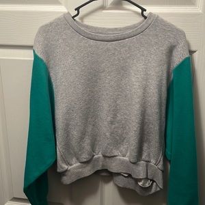 Vintage joy lab large longsleeve cropped pullover sweatshirt